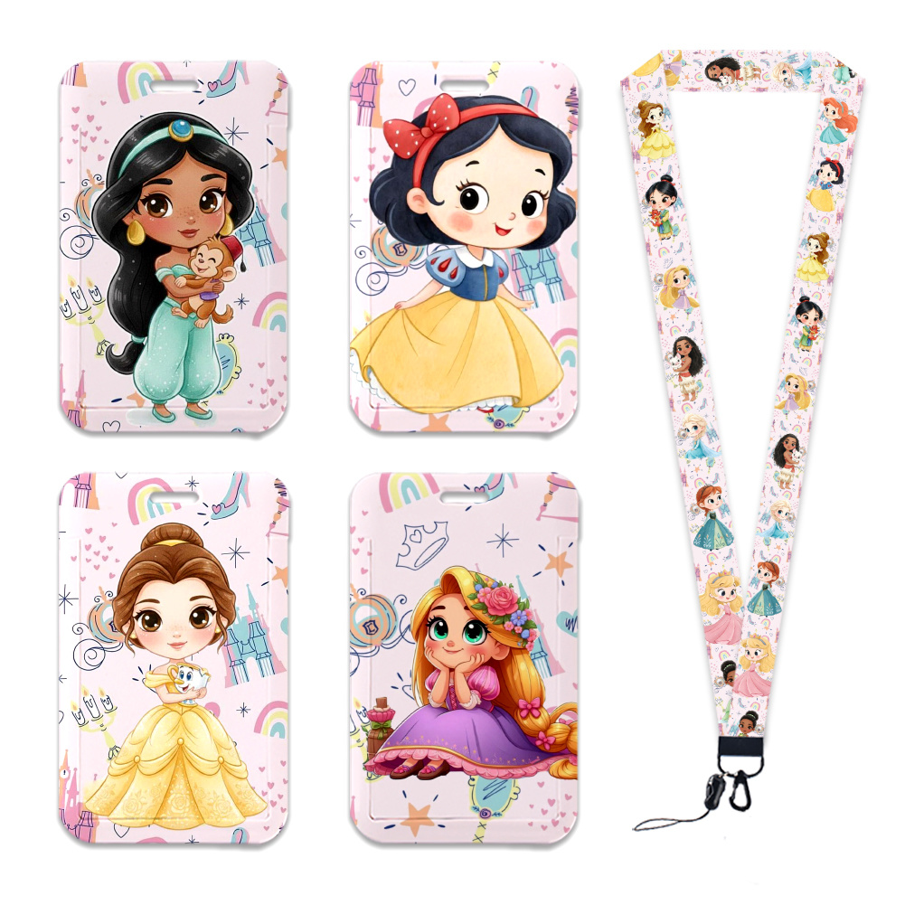 Kawaii Tech Accessories - Porta Carte Disney Princess Cartoon Carino
