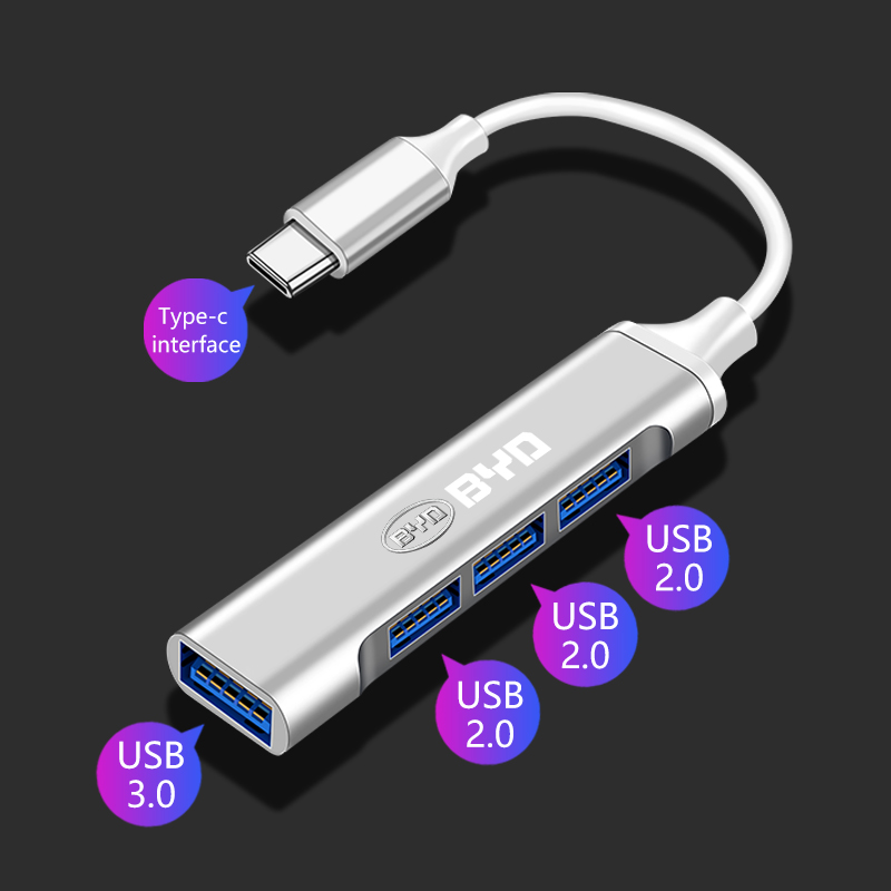 Type C Multiport Adapter - Adattatore Type-C a USB Multiporta, Hub