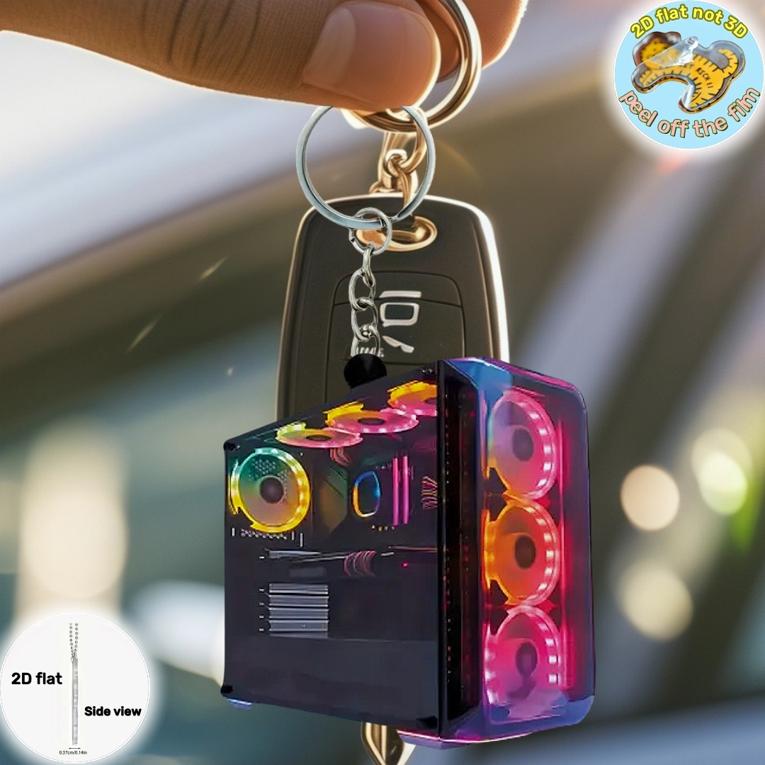 Tech Keychain Accessories - Portachiavi con ciondolo per host di