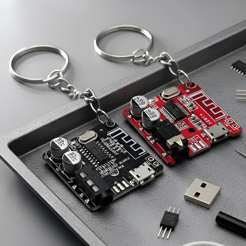 Portachiavi con circuito stamp - Tech Keychain Accessories recensione e prezzo